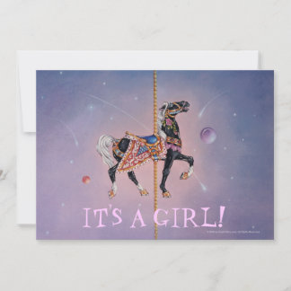 Invitation, Announcement -Petaluma Carousel Horse2