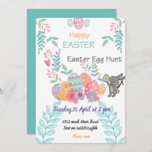 Invitation attending an Easter party 111