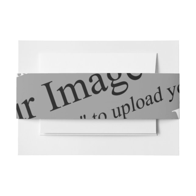 Invitation bands belly band (Front Example)