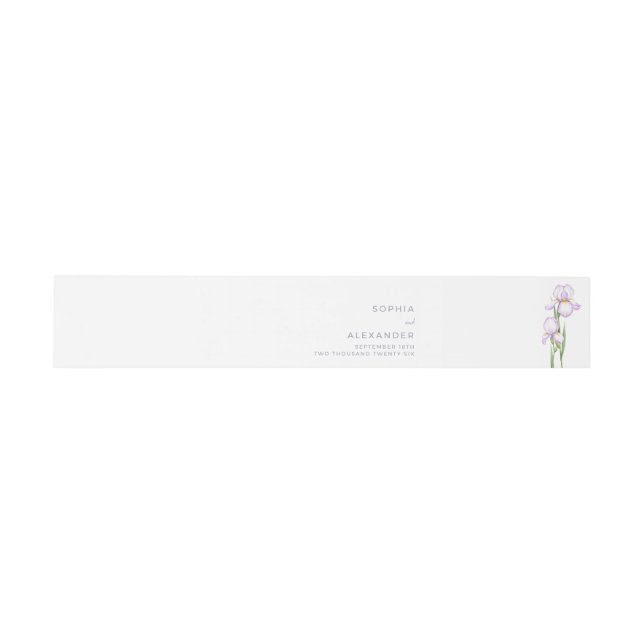 Invitation Belly Band (Flat)