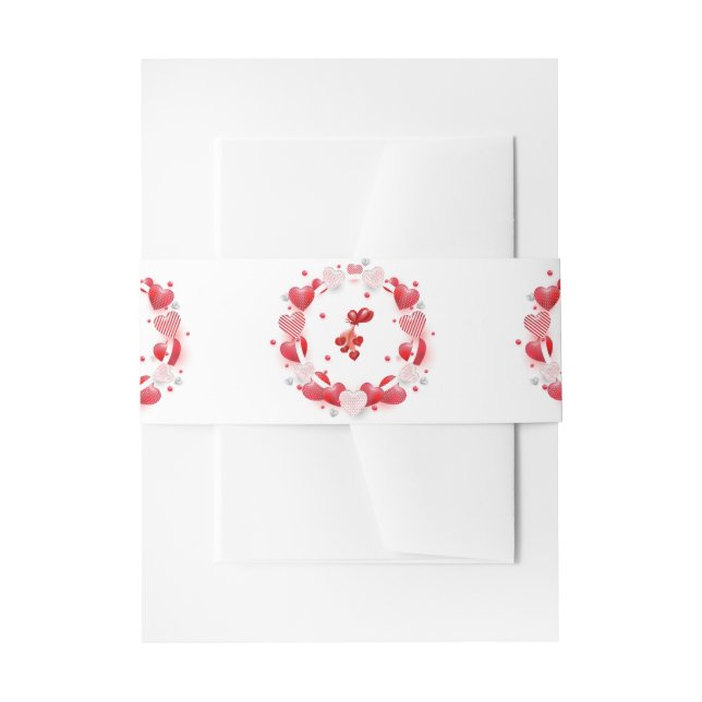 Invitation belly band  (Front Example)