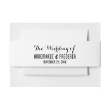 Invitation Belly Bands