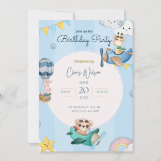 Invitation birthday for kids