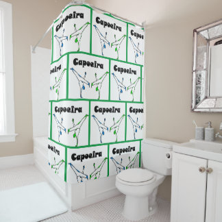 invitation capoeira batizado axe shower curtain