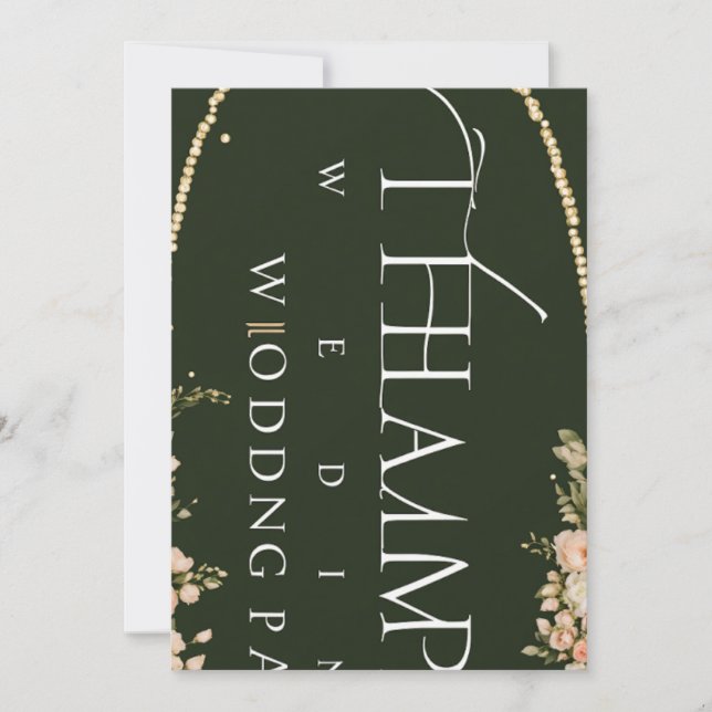 Invitation card  (Front)