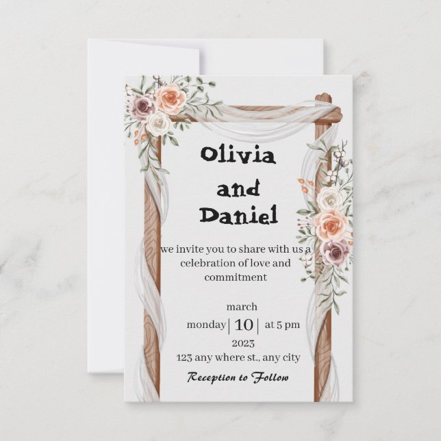 invitation card (Front)