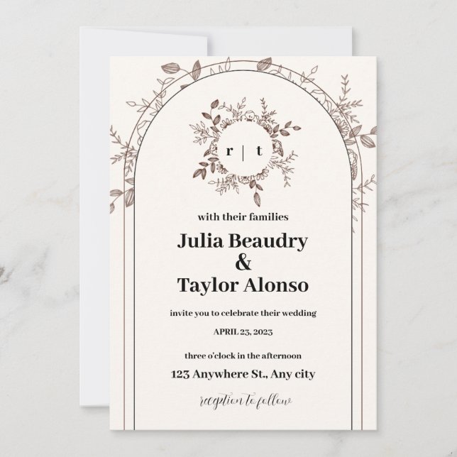 invitation card (Front)