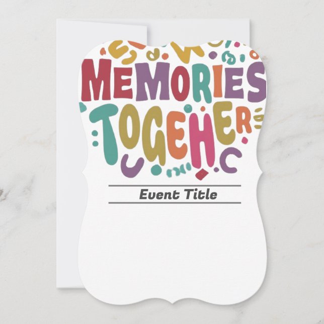 invitation card, family occasion (Front)