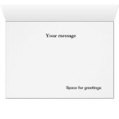 Invitation card with New York skyline. (Inside Horizontal (Bottom))