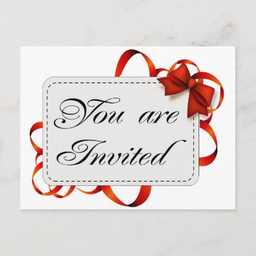 Invitation card  You Are Invited