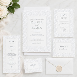 Invitation Cards Elegant Minimalist Design