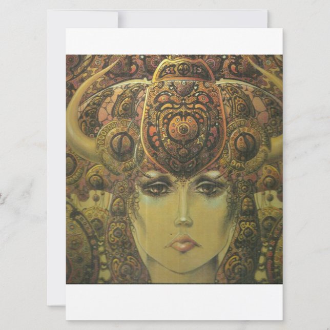 Invitation cards Gypsy design  (Front)