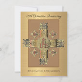 Invitation Catholic Priest Ordination Anniversary (Front)