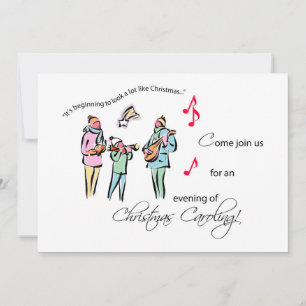 Invitation Christmas Caroling