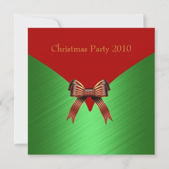Invitation Christmas Party by Label_That at Zazzle