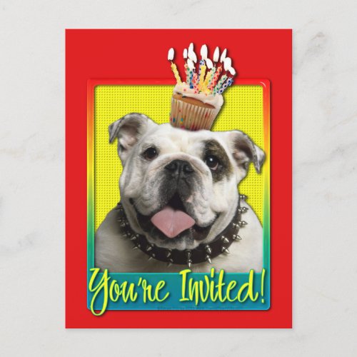 Invitation Cupcake _ Bulldog _ Light