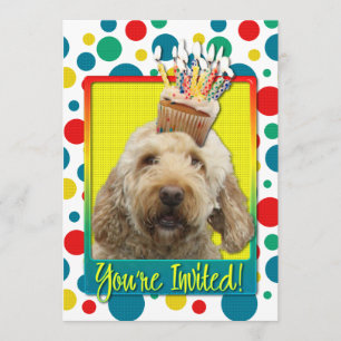 Invitation Cupcake - GoldenDoodle