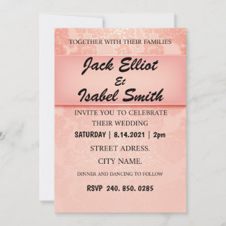 INVITATION DE MARIAGE DE LUXE