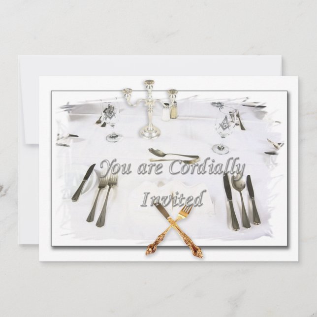 INVITATION DINNER CARDS (Front)