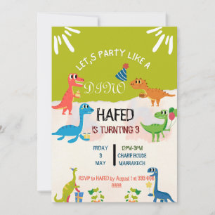 Invitation Dirty 3rd-Y Third Birthday Invitation