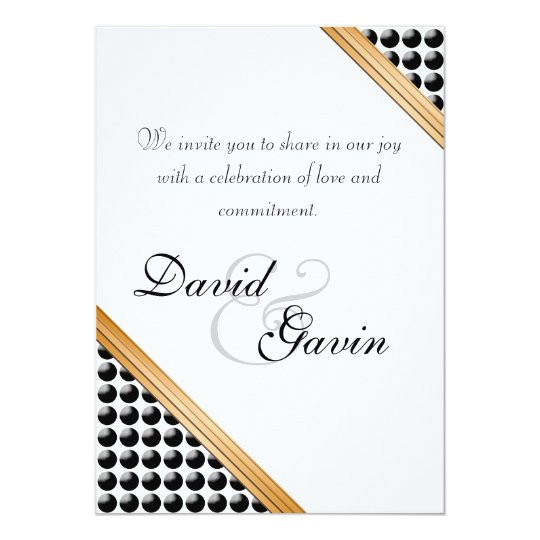Invitation Dotted Delight Commitment Ceremony Zazzle Com