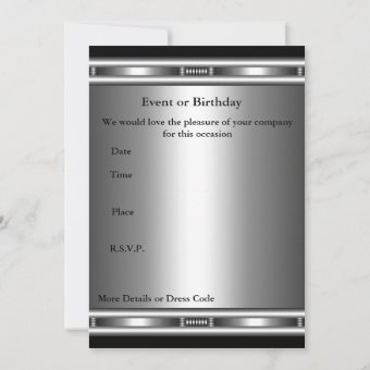 ELEGANT SILVER/BLACK BRO-300