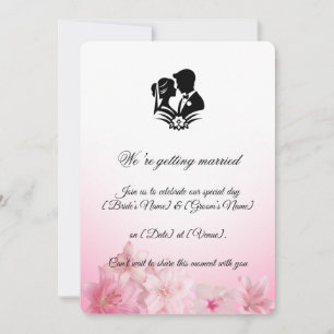 Invitation elegant Simple Wedding