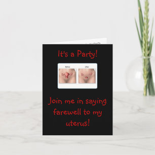 Invitation: Farewell Uterus Invitation