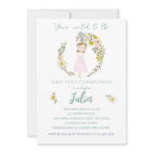 Invitation First Holy Communion JULIA