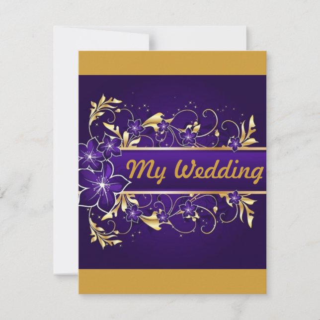 Invitation for a  henna mehndi event (Front)