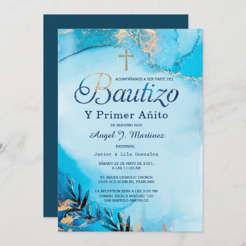 Invitation for Birthday and Baptism
