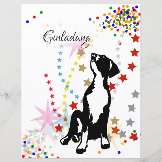 Invitation for puppies (Front)