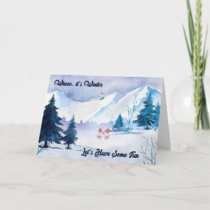 Invitation for Snowboard & Ice Skating Weekend