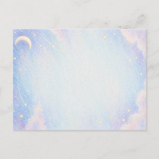 Invitation from the Night Sky Postcard