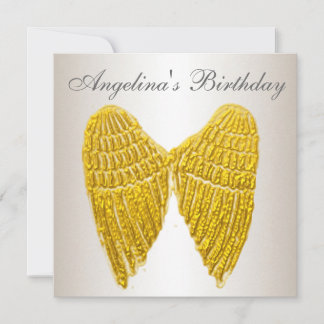 Invitation Gold  Wings