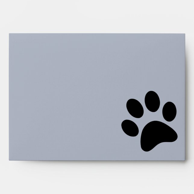 Invitation gray envelope (Front)