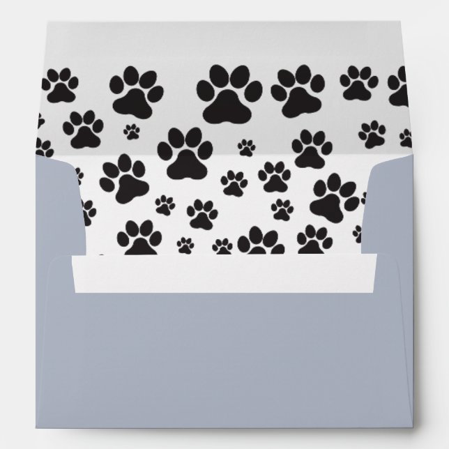 Invitation gray envelope (Back (Bottom))