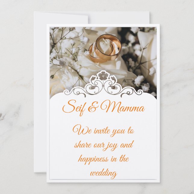 invitation mariage  (Front)