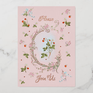 Invitation Marie Antoinette Versailles Baroque Foil Invitation