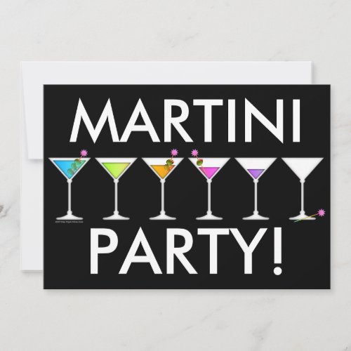 Invitation - Martinis Going, Going, GONE