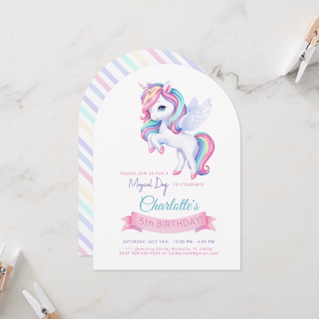 Invitation nautical themed birthday. (Front/Back In Situ)