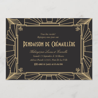Invitation orientée de partie de pendaison de 1920