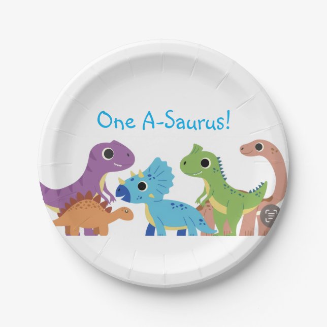 Invitation Paper Plates (Front)