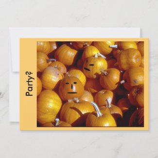 Invitation - Party Pumpkins