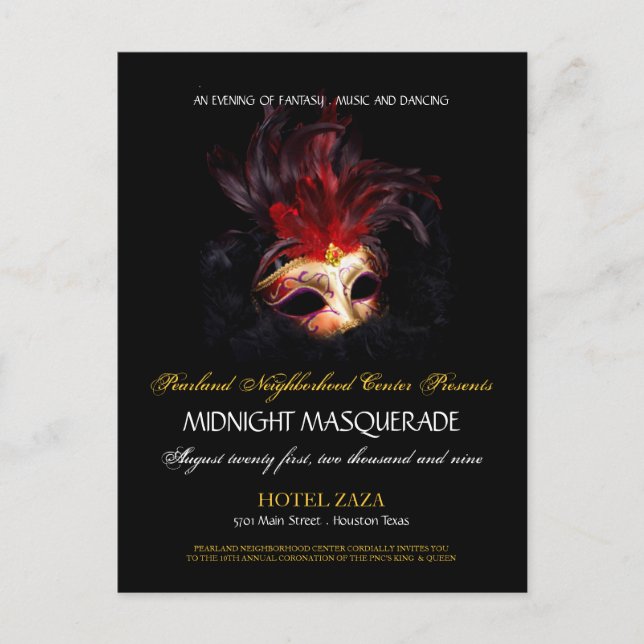 Invitation - Pearland Custom Order Postcard (Front)