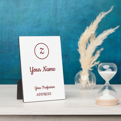Invitation Pedestal Sign Business Card Case Gift B Plaque
