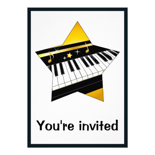 Free Templates Recital Invitations 6