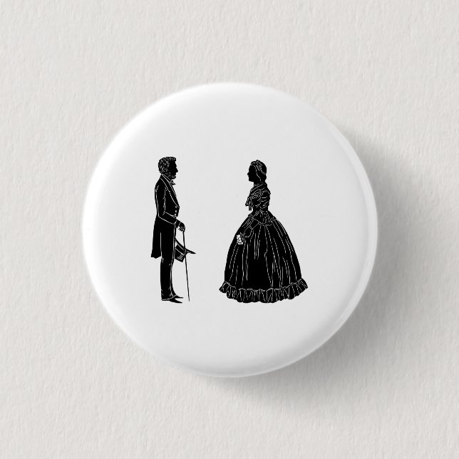 Invitation Postcard Button (Front)