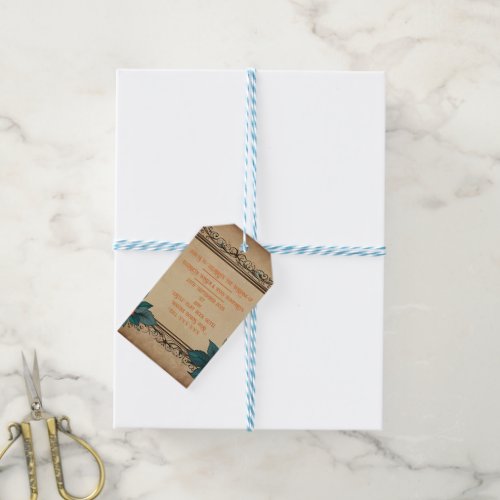 Invitation Postcard Gift Tags