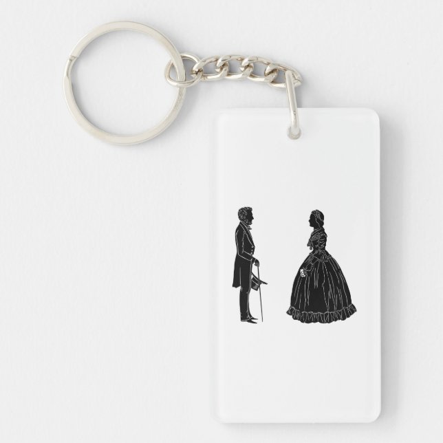 Invitation Postcard Keychain (Front)